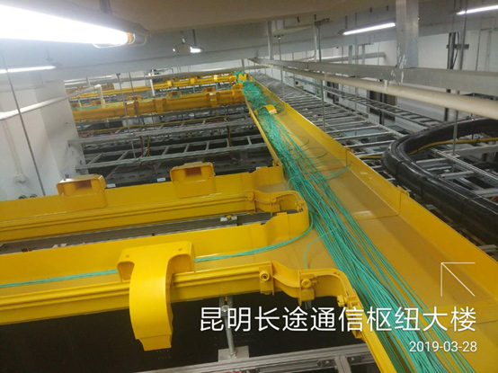 云南電信IDC數(shù)據(jù)機(jī)房走線架及尾纖槽安裝-云茂通信客戶案例